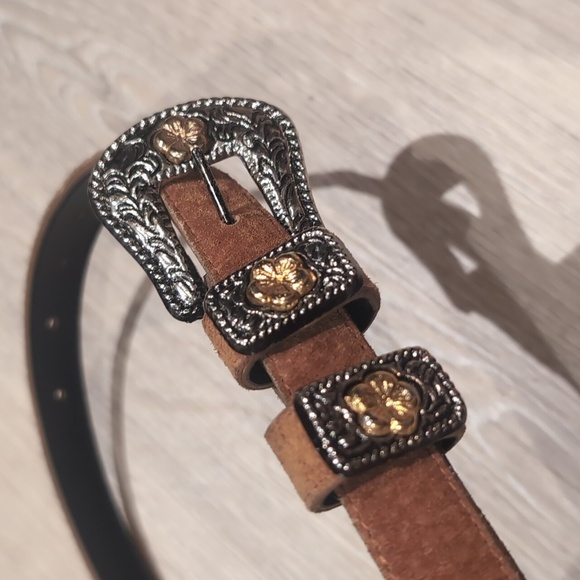 Vintage Leather Western Belt - Picture 4 of 8